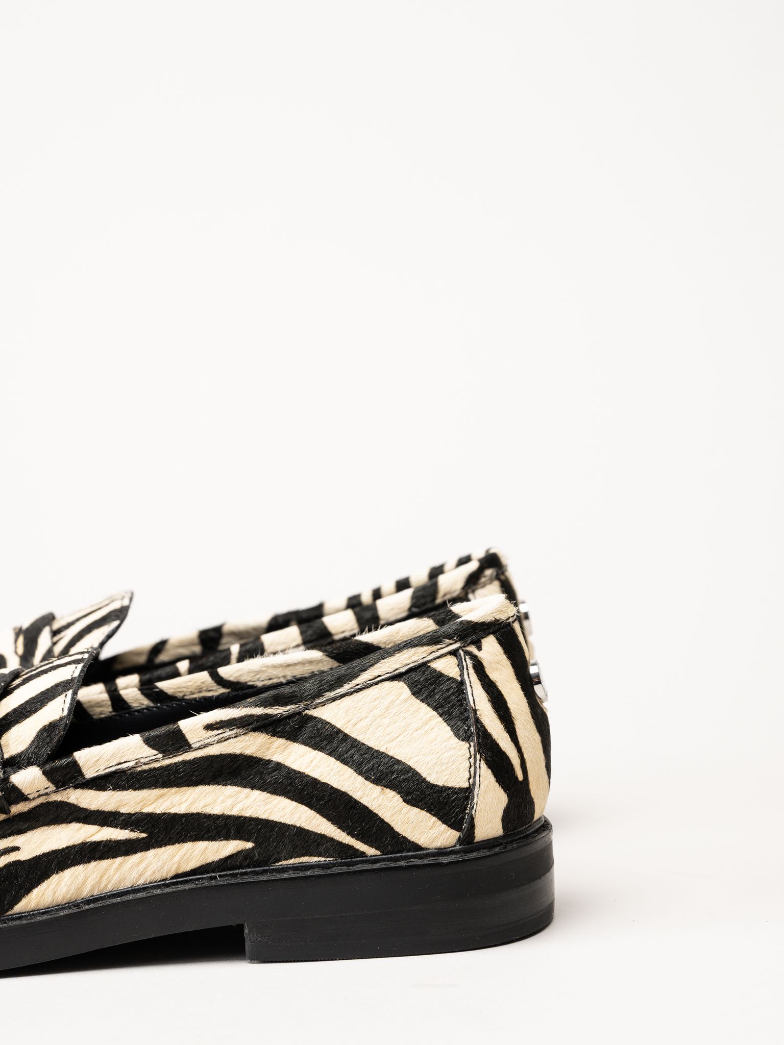 Steve Madden - Adison - Zebramönstrade loafers