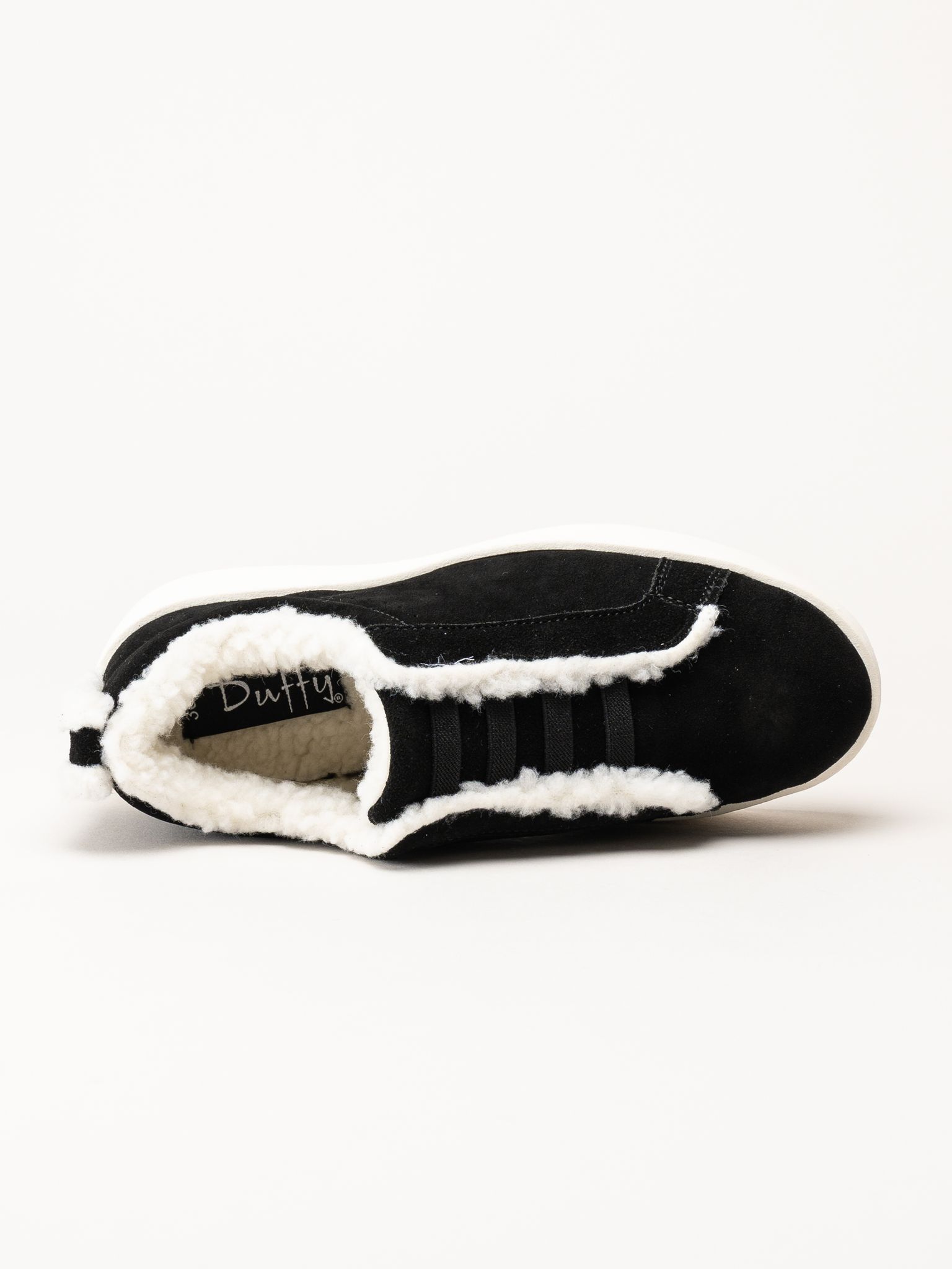 Duffy - Leuca Cinque - Svarta fodrade sneakers