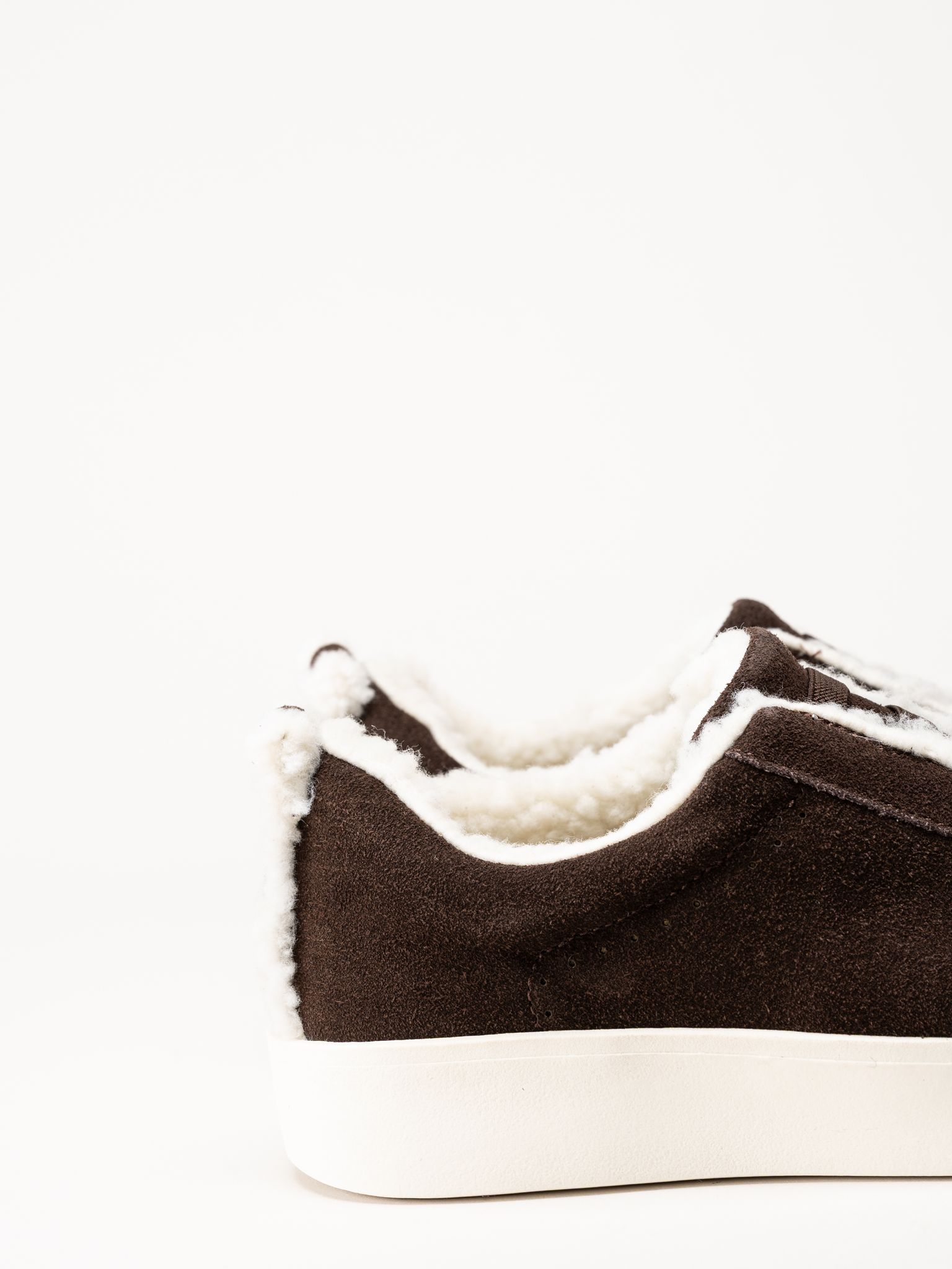 Duffy - Leuca Cinque - Mörkbruna fodrade sneakers