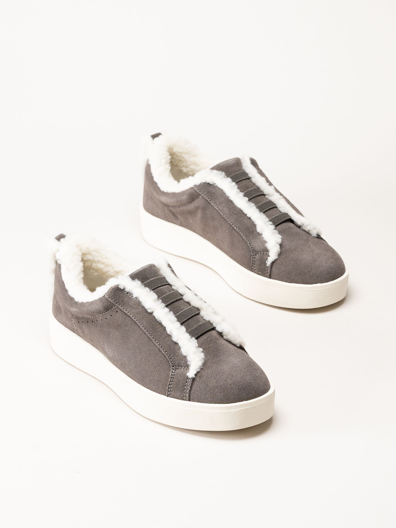 Duffy - Leuca Cinque - Grå fodrade sneakers