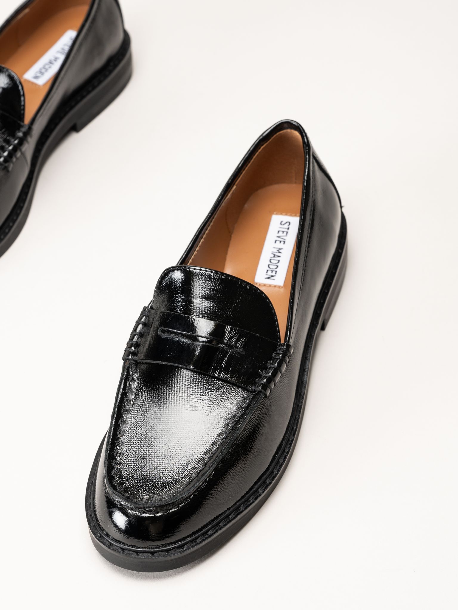 Steve Madden - Adison - Svarta loafers