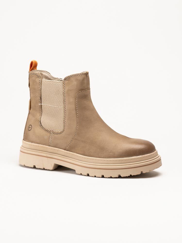 Tamaris Wide - Beiga varmfodrade boots