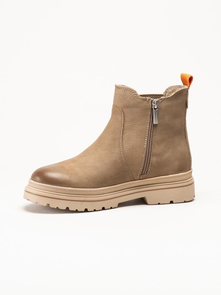 Tamaris Wide - Beiga varmfodrade boots
