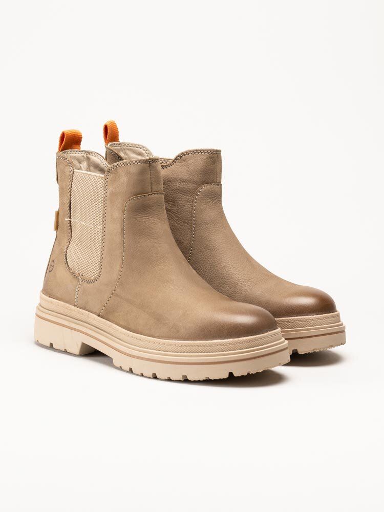 Tamaris Wide - Beiga varmfodrade boots