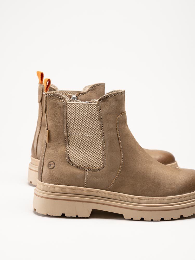 Tamaris Wide - Beiga varmfodrade boots