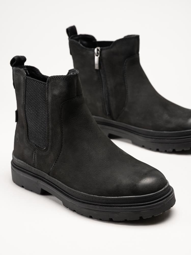 Tamaris Wide - Svarta varmfodrade boots