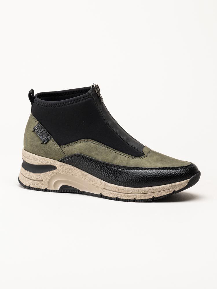 Rieker - Gröna höga sneakers