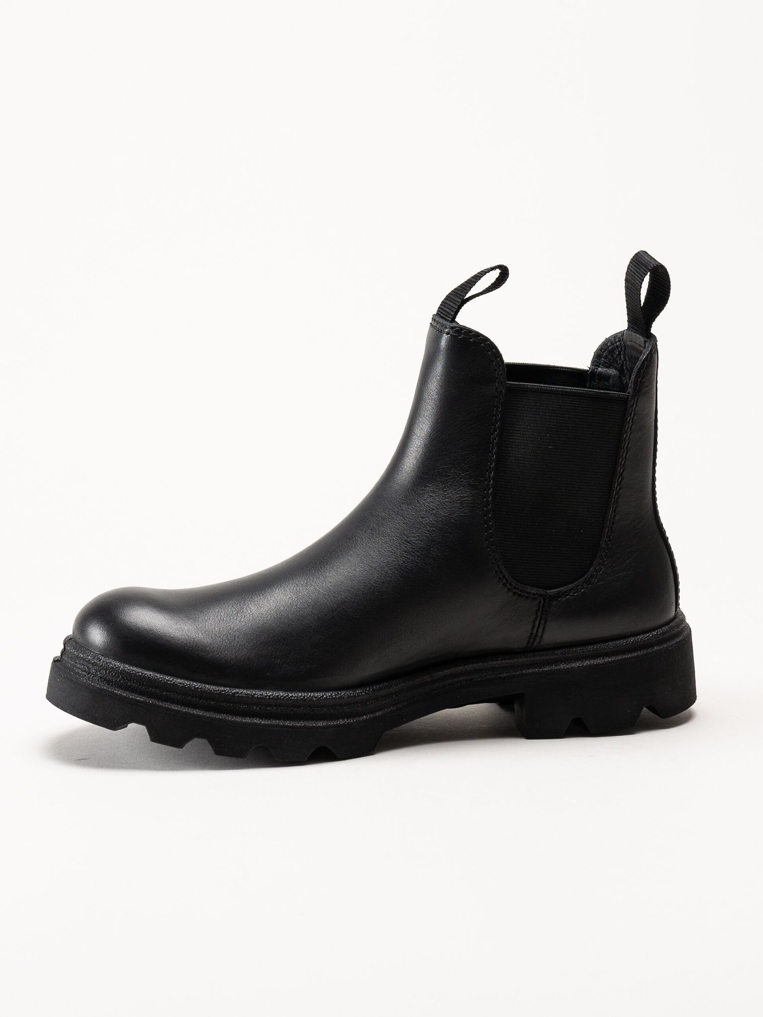 Ecco - Grainer Chelsea - Svarta chelsea boots i skinn