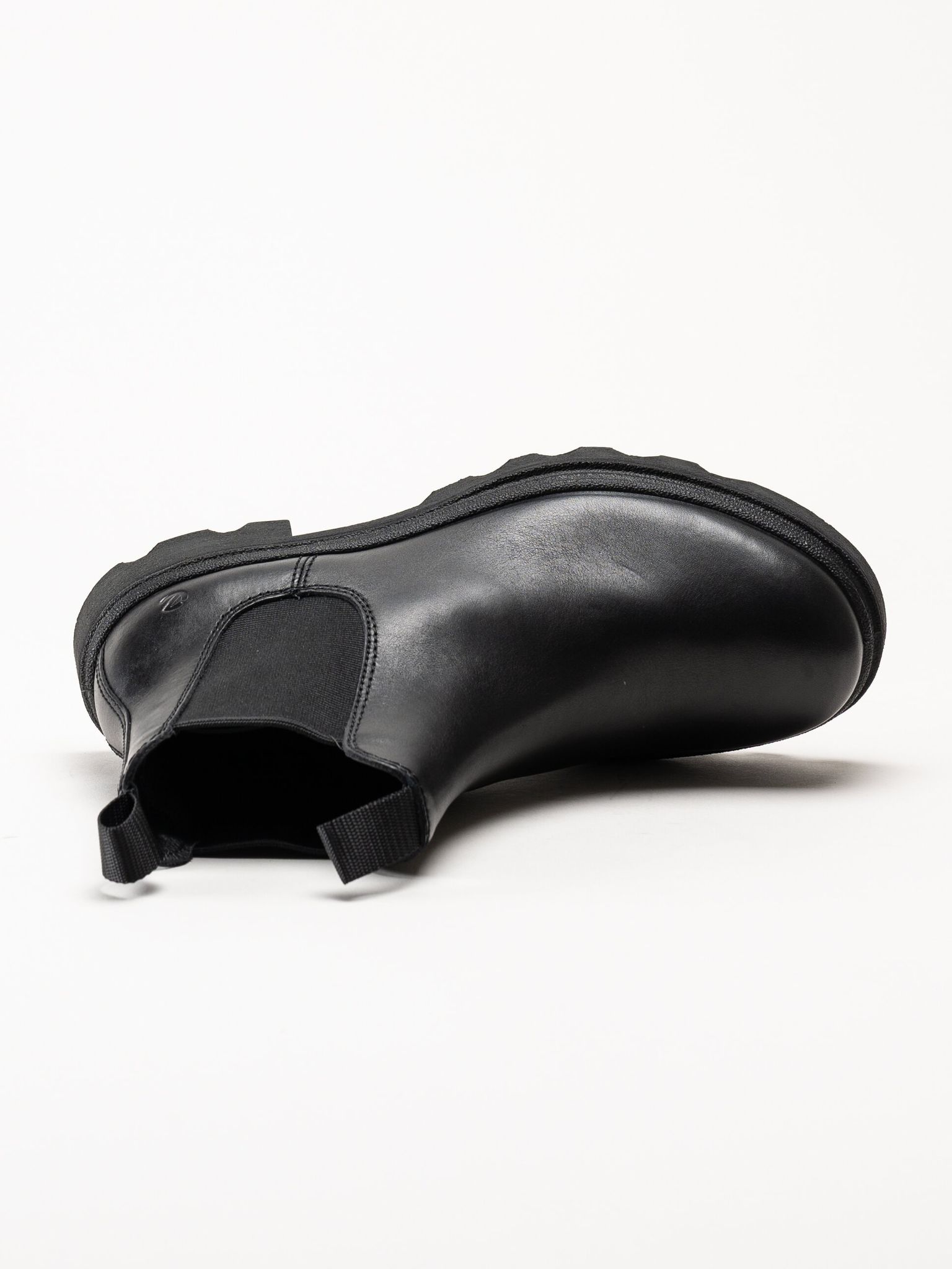 Ecco - Grainer Chelsea - Svarta chelsea boots i skinn
