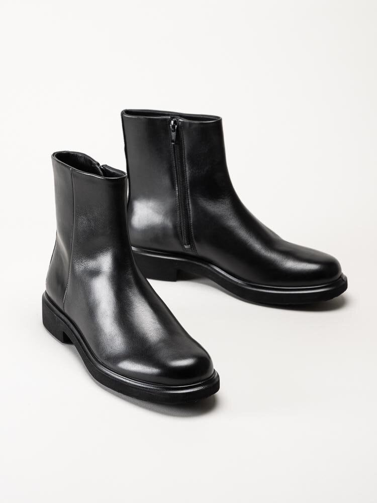 Ecco - Metro Amsterdam Clean - Svarta boots i skinn