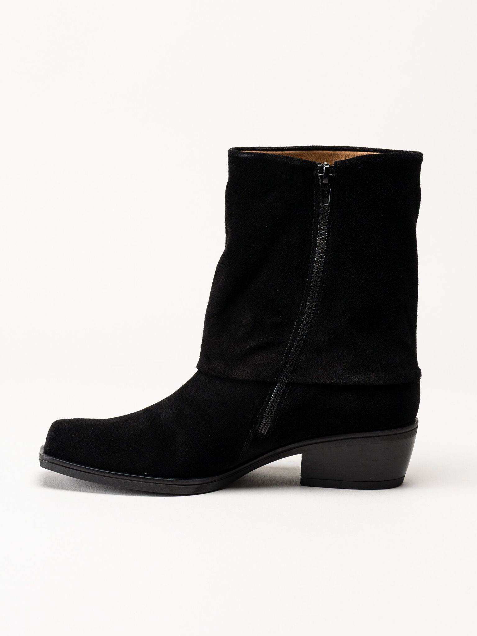 Gabor - Svarta westernboots i mocka