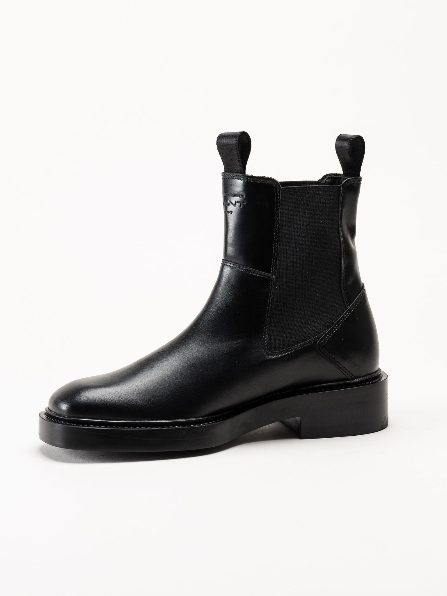 Gant Footwear - Fallwi - Svarta chelsea boots i skinn