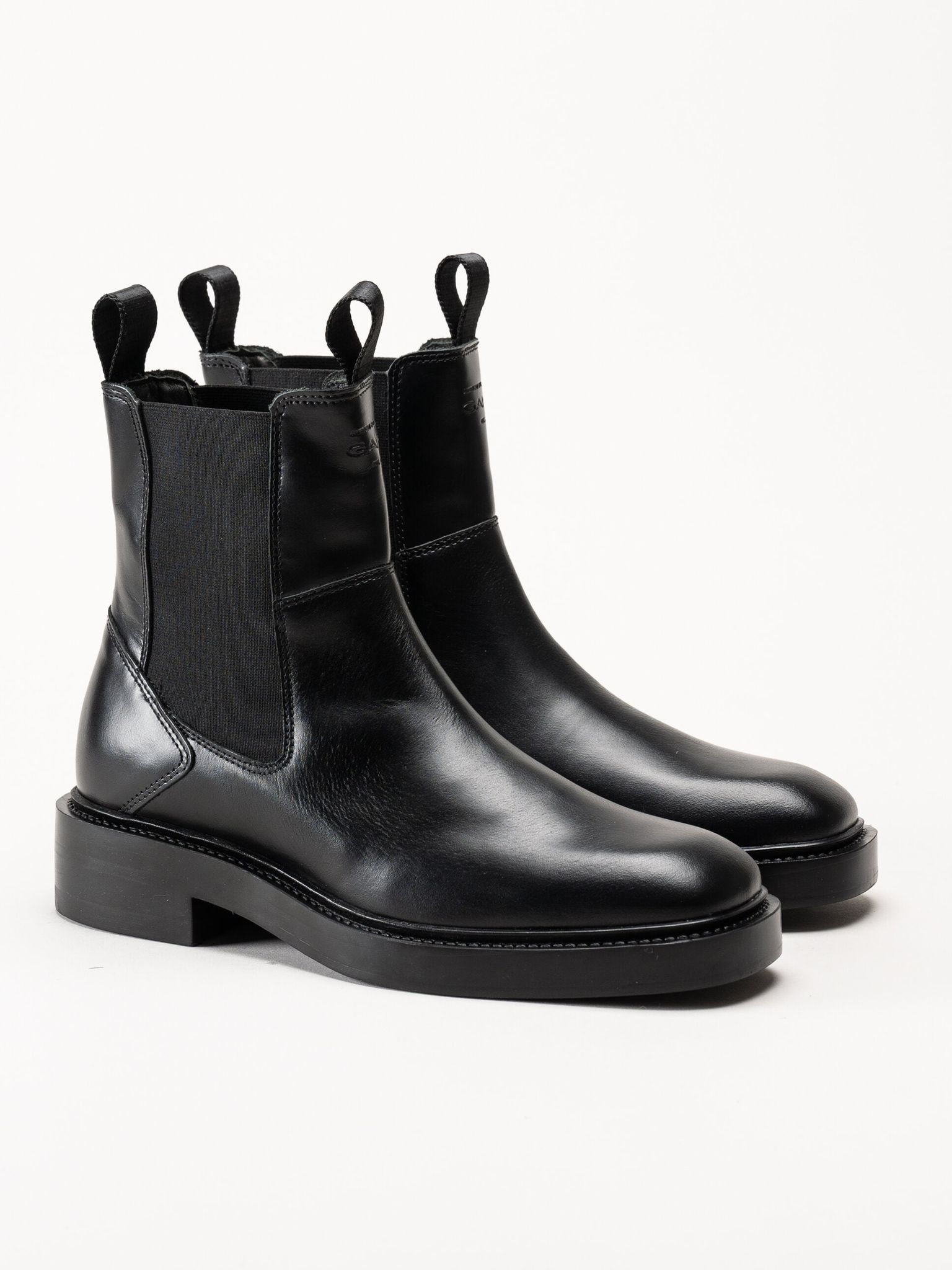 Gant Footwear - Fallwi - Svarta chelsea boots i skinn