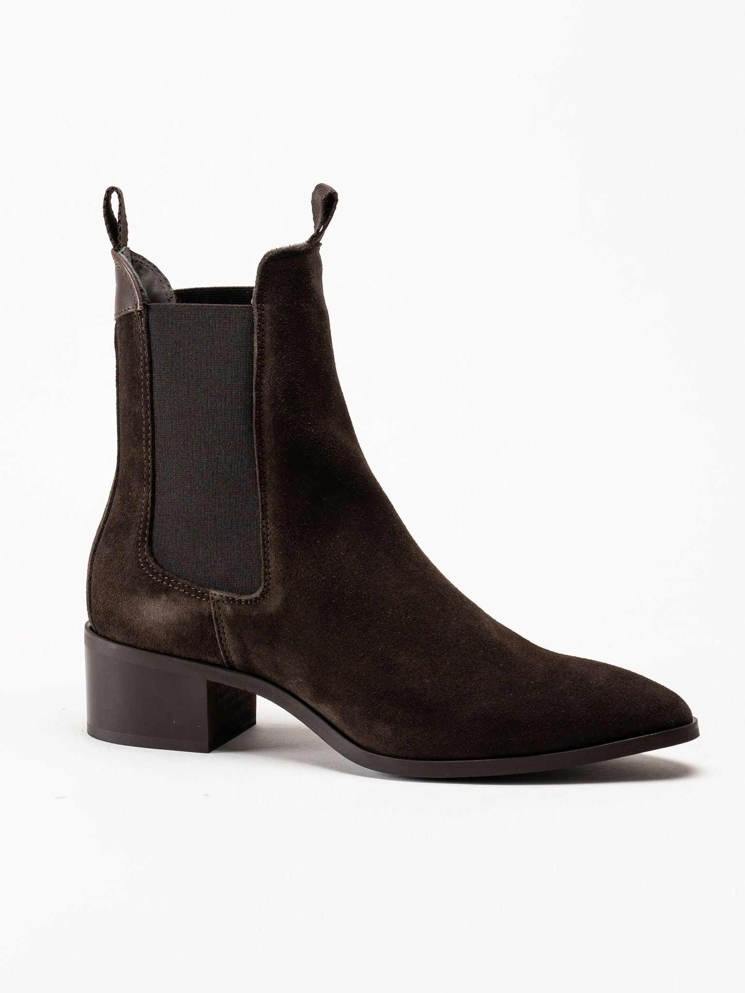 Gant Footwear - St Broomly Chelsea - Mörkbruna chelsea boots i mocka