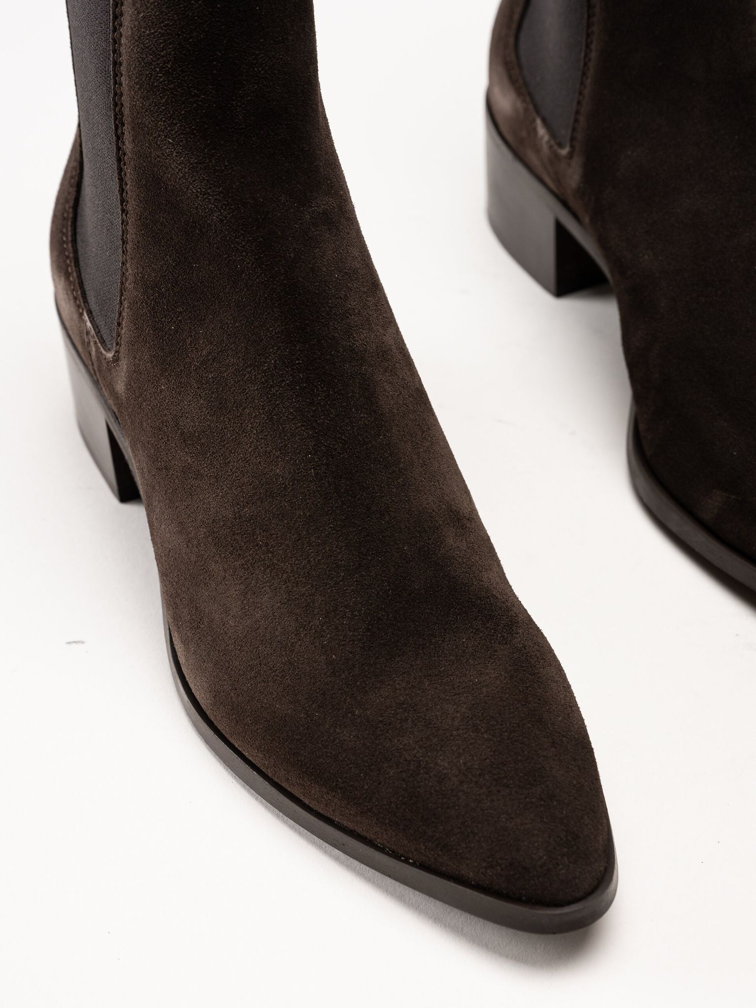 Gant Footwear - St Broomly Chelsea - Mörkbruna chelsea boots i mocka