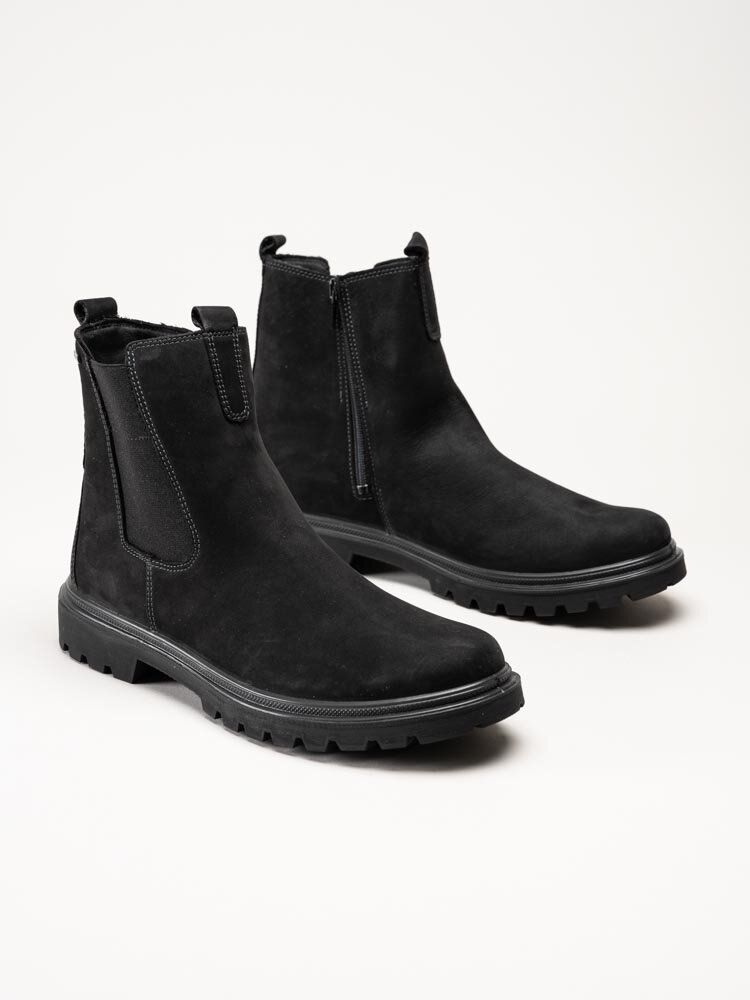 Legero - Monta - Svarta fodrade chelsea boots med Gore-Tex
