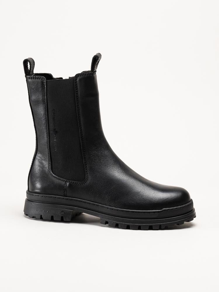 Canada Snow - Carlyle - Svarta chelsea boots med utfällbara broddar