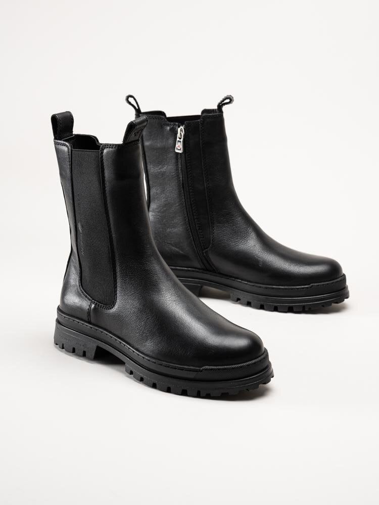 Canada Snow - Carlyle - Svarta chelsea boots med utfällbara broddar