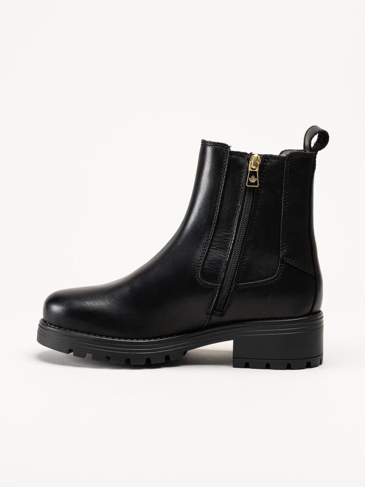 Canada Snow - Mount Kimberly - Svarta boots med fårskinn och broddar