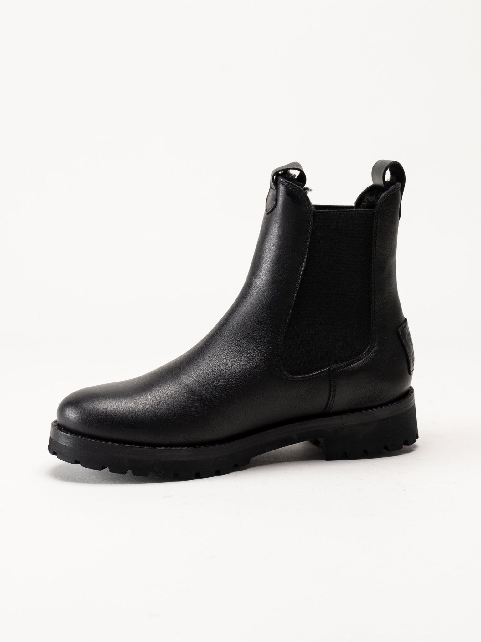 Panama Jack - fransesca Igloo - Svarta fårskinnsfodrade boots i skinn