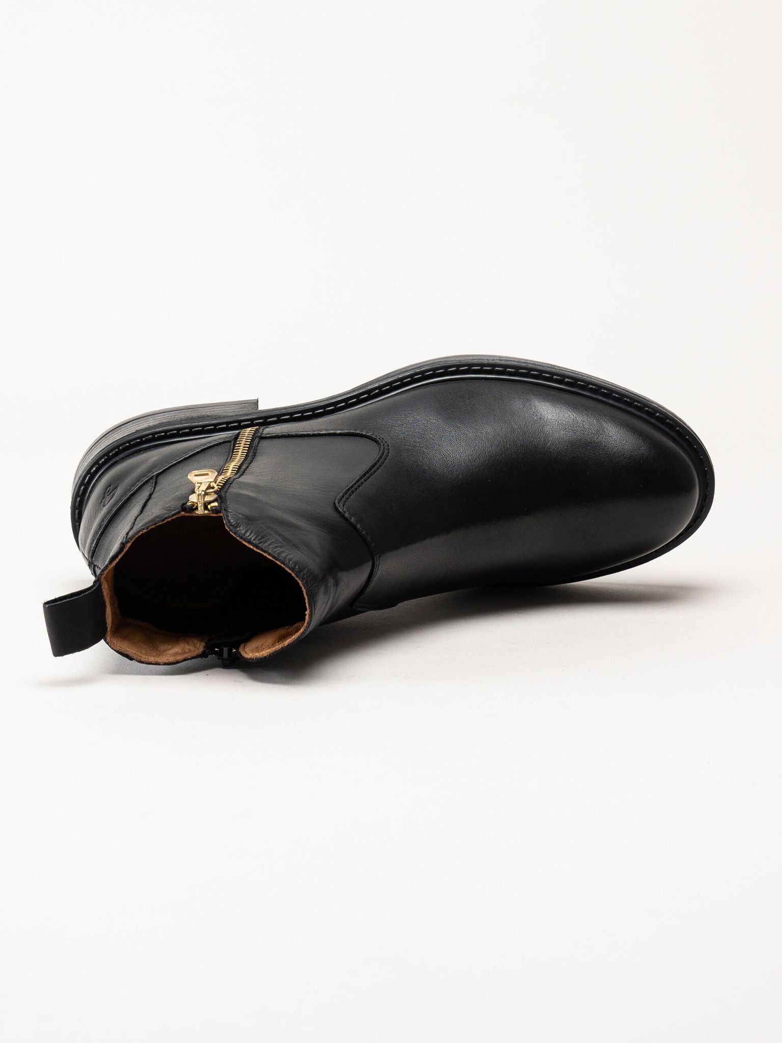Shoedesign Copenhagen - Claudia - Svarta boots i skinn