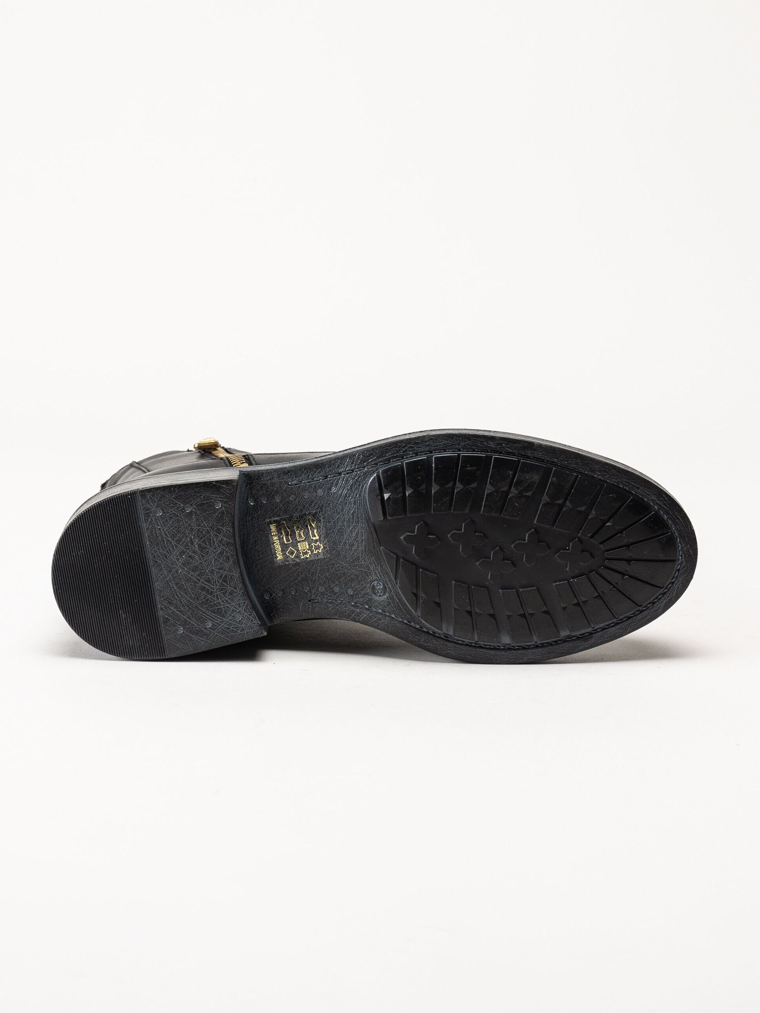 Shoedesign Copenhagen - Claudia - Svarta boots i skinn
