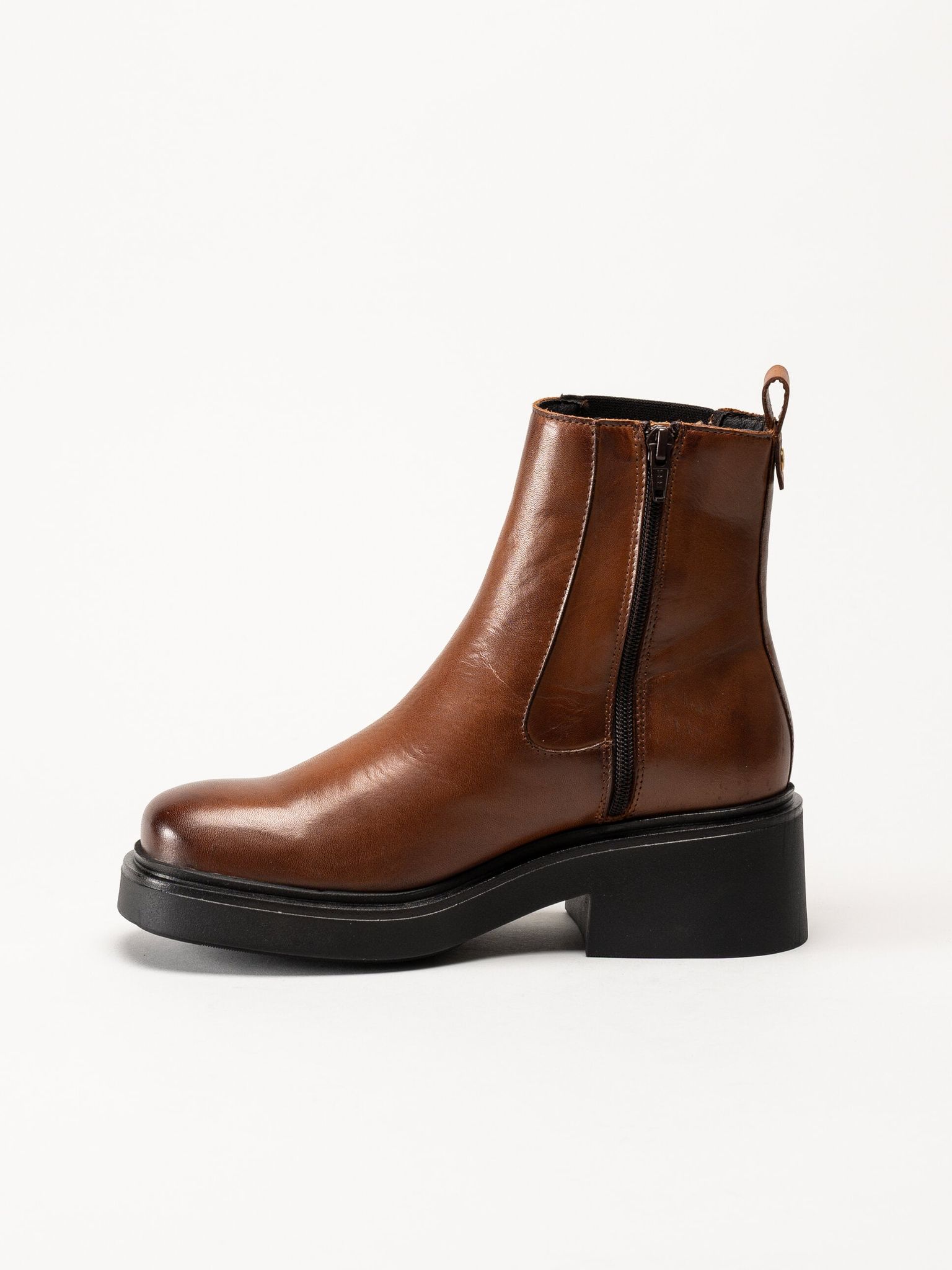 Shoedesign Copenhagen - Saddle - Bruna chelsea boots i skinn