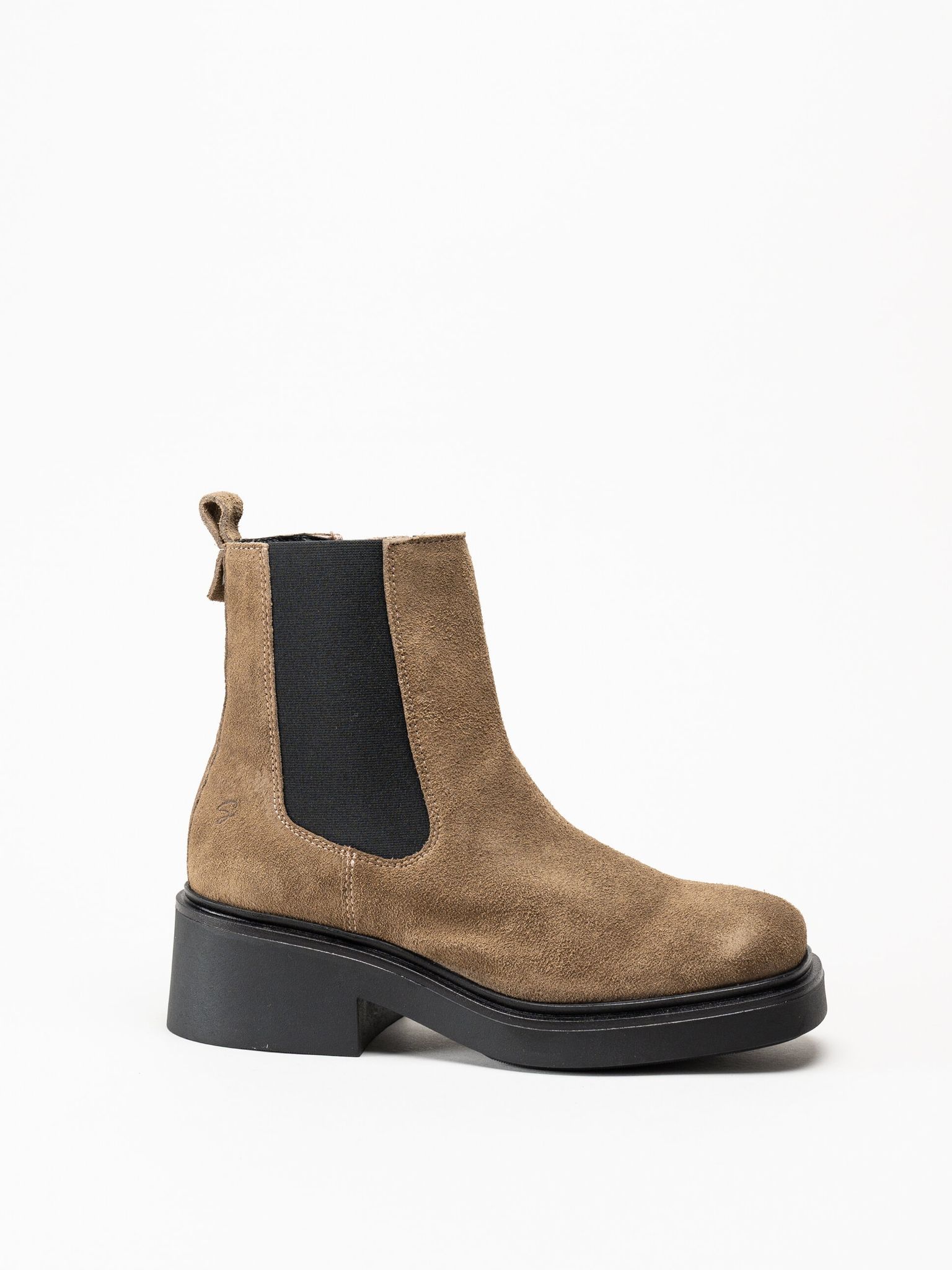 Shoedesign Copenhagen - Saddle - Bruna chelsea boots i mocka