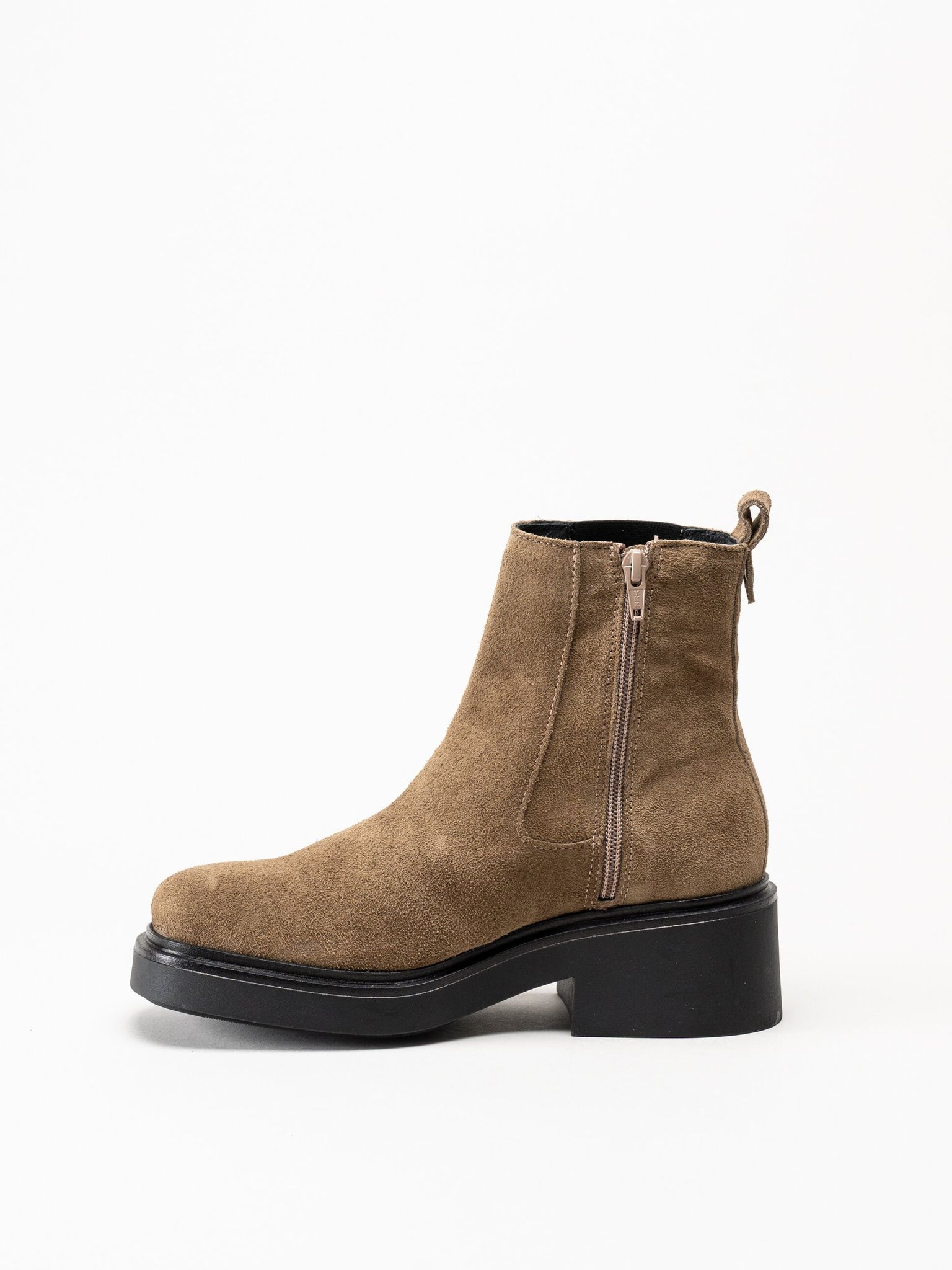 Shoedesign Copenhagen - Saddle - Bruna chelsea boots i mocka