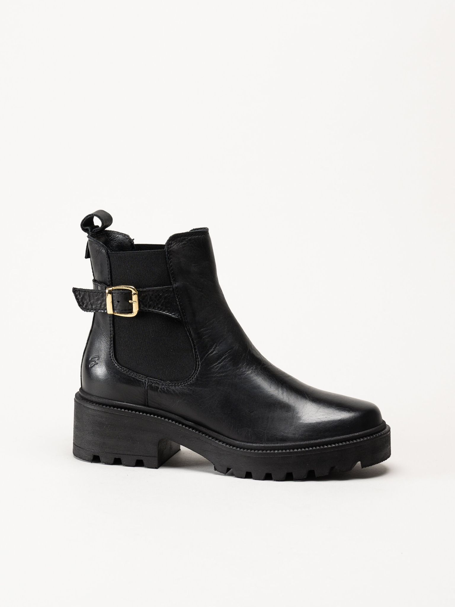 Shoedesign Copenhagen - Sarah - Svarta chelsea boots i skinn
