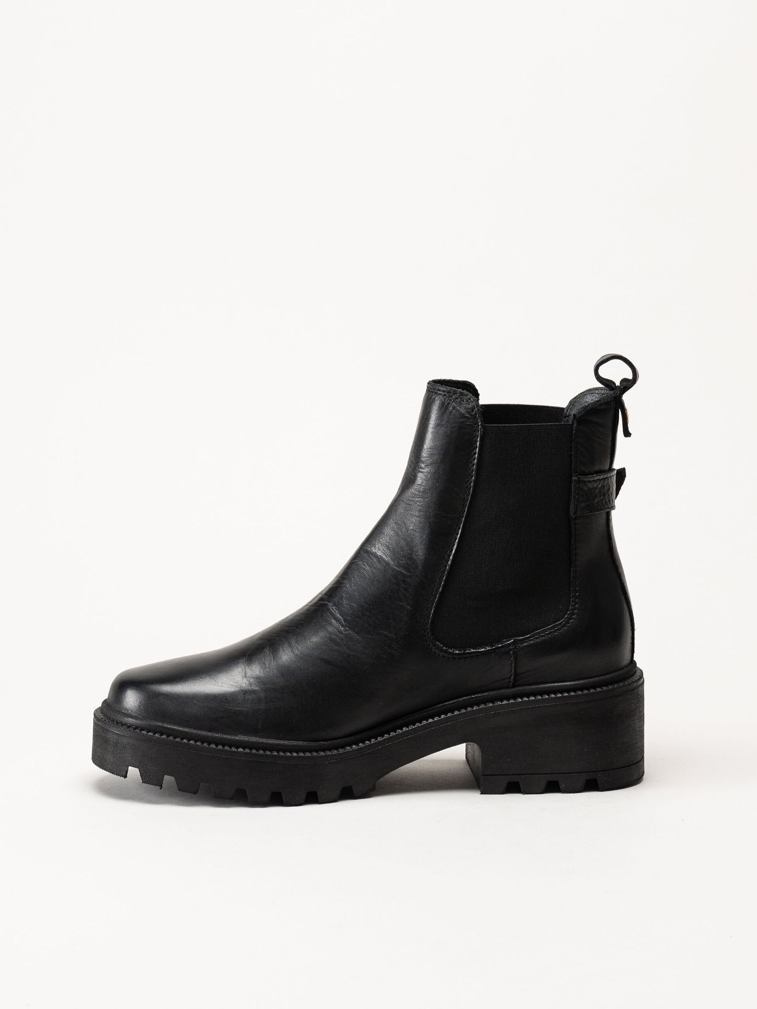 Shoedesign Copenhagen - Sarah - Svarta chelsea boots i skinn