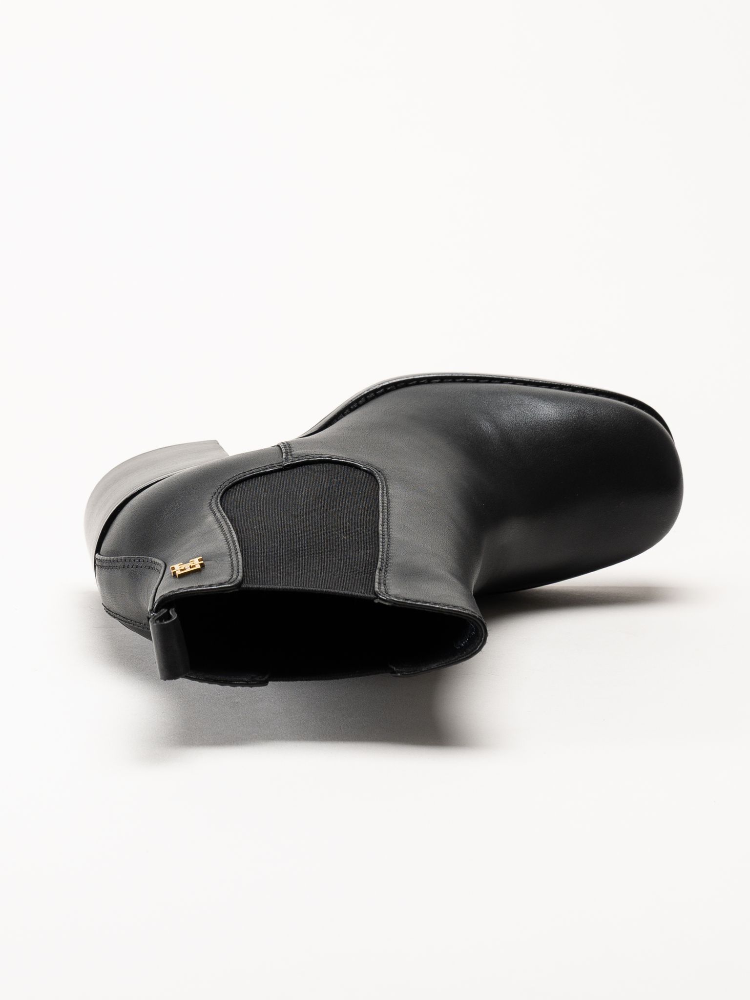 Tommy Hilfiger - Square Toe Chelsea - Svarta chelsea boots med klack