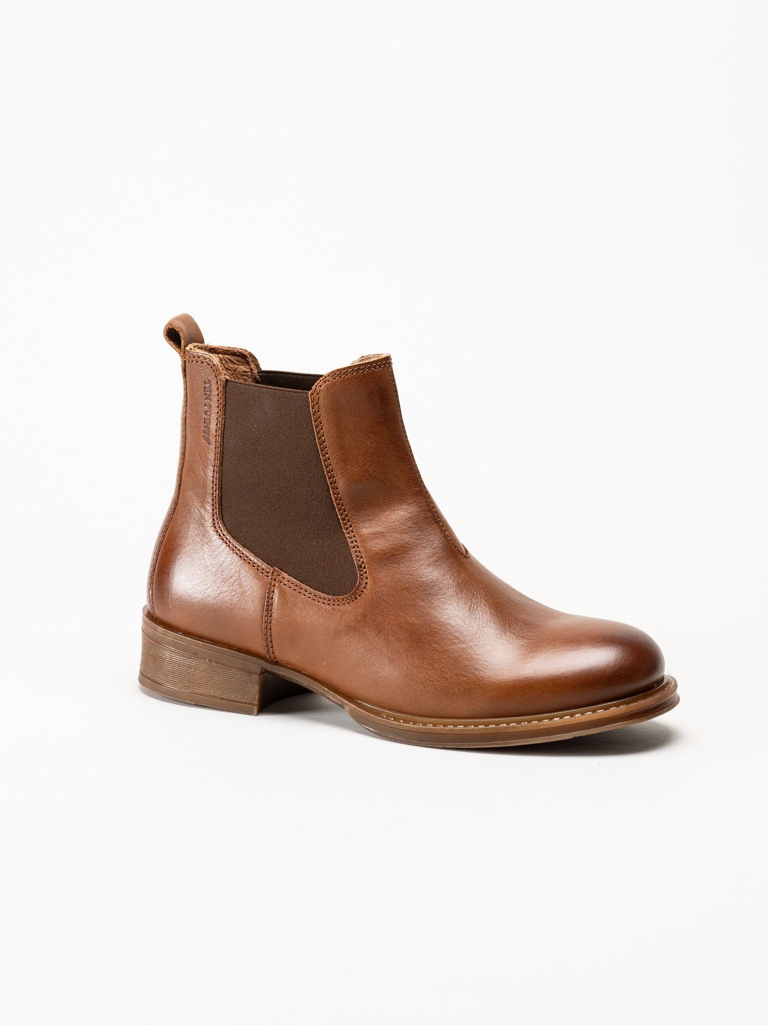 Ten Points - Pandora - Bruna Chelsea boots i skinn