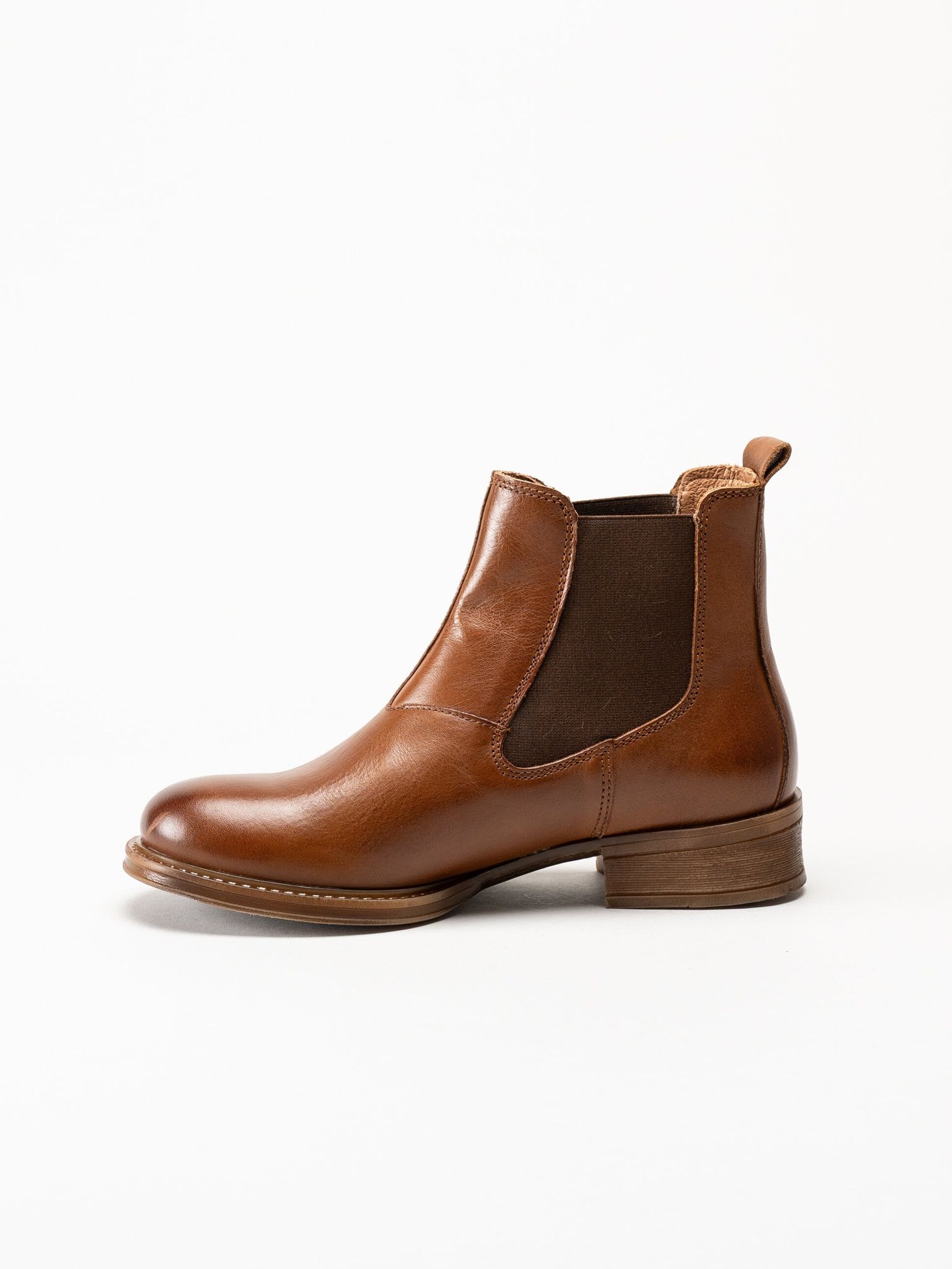 Ten Points - Pandora - Bruna Chelsea boots i skinn