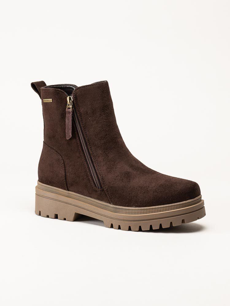 Duffy - Marcellina Tre - Mörkbruna fodrade boots