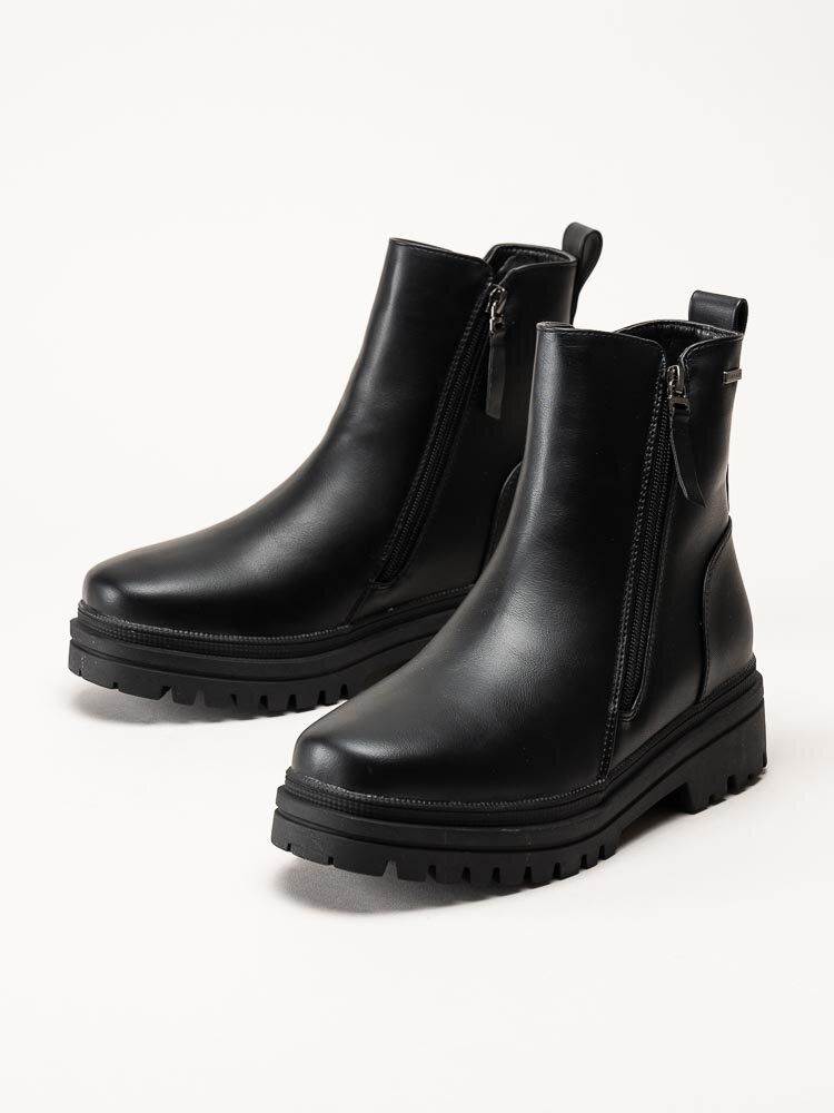 Duffy - Marcellina Tre - Svarta fodrade boots