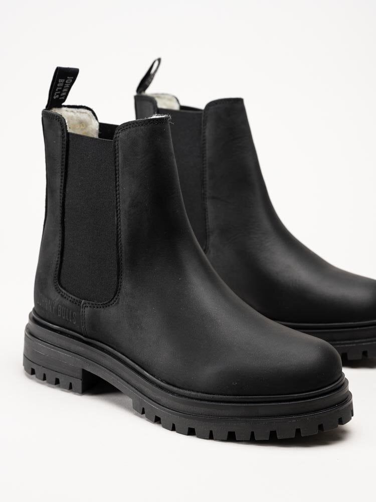 Johnny Bulls - Braga Tres - Svarta ullfodrade chelsea boots