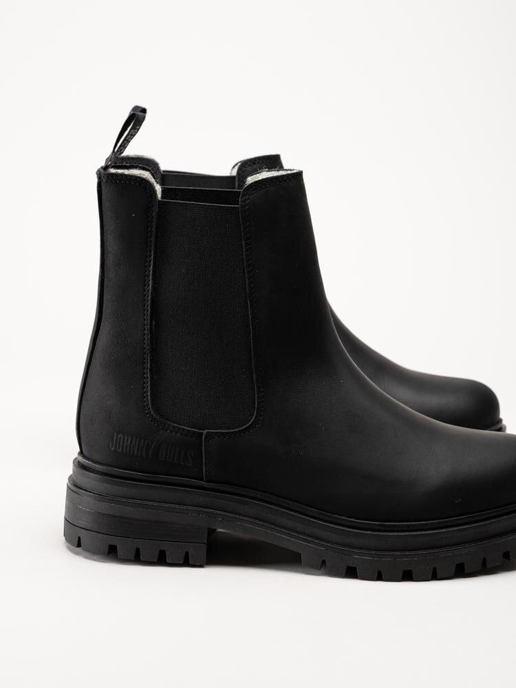 Johnny Bulls - Braga Tres - Svarta ullfodrade chelsea boots