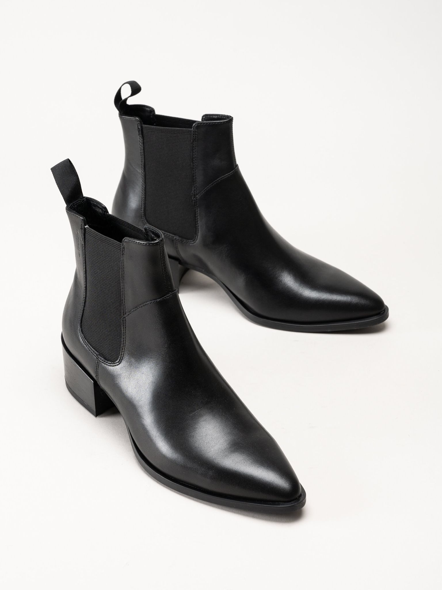 Vagabond - Marja - Svarta boots i skinn