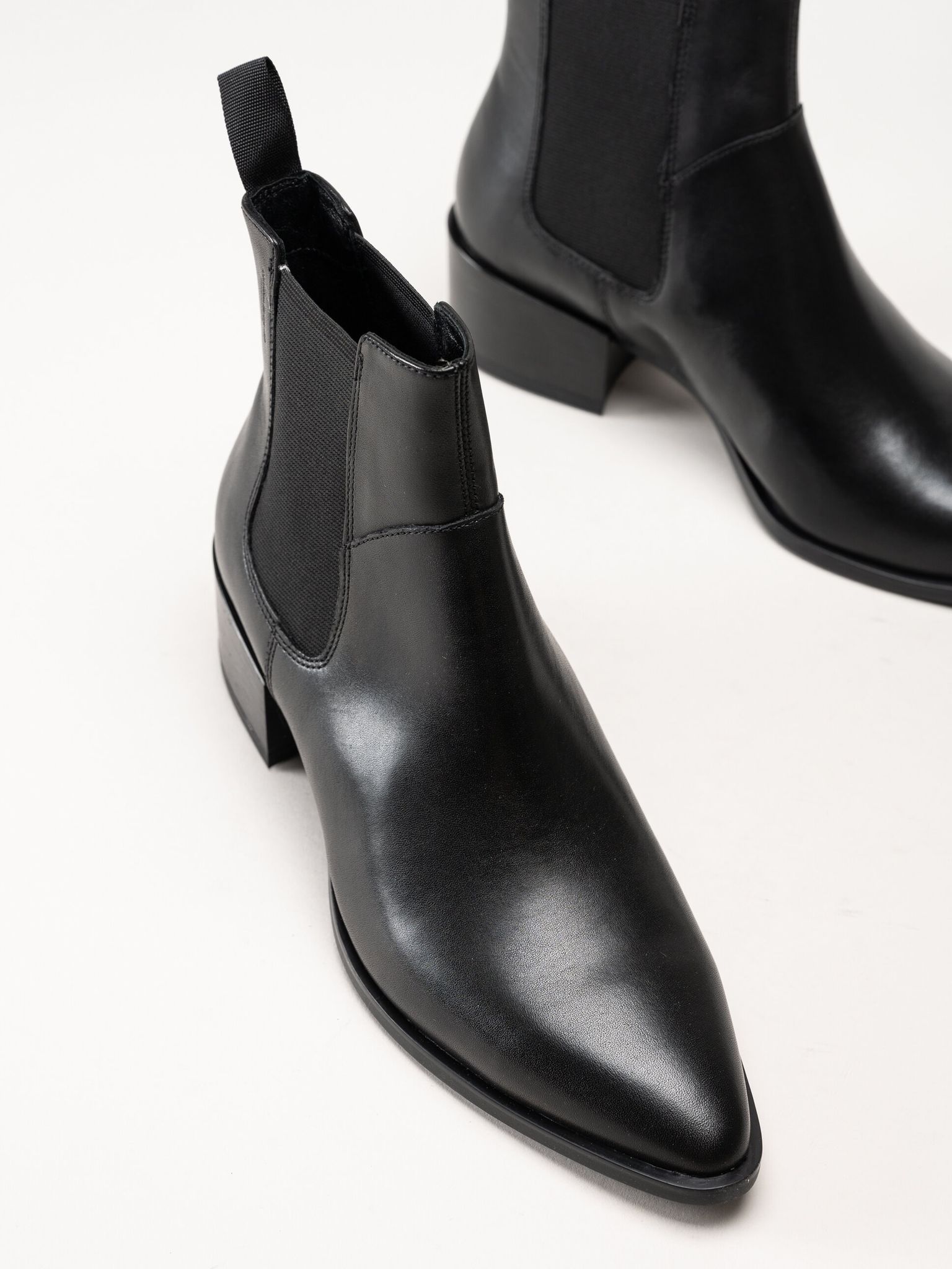 Vagabond - Marja - Svarta boots i skinn