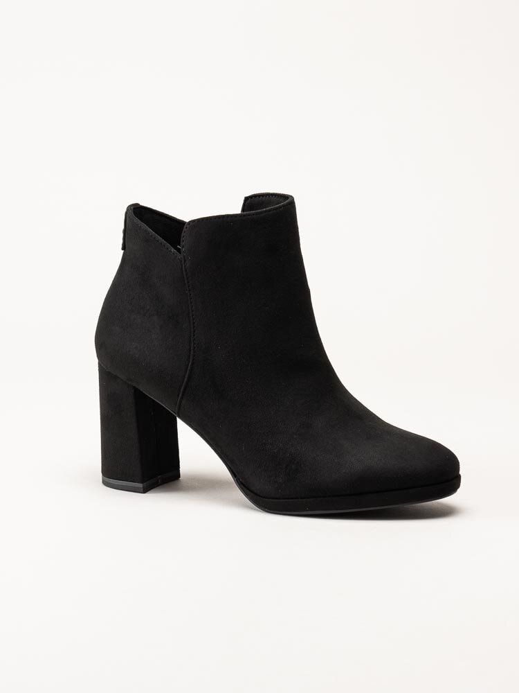 Tamaris - Svarta stövletter med klack