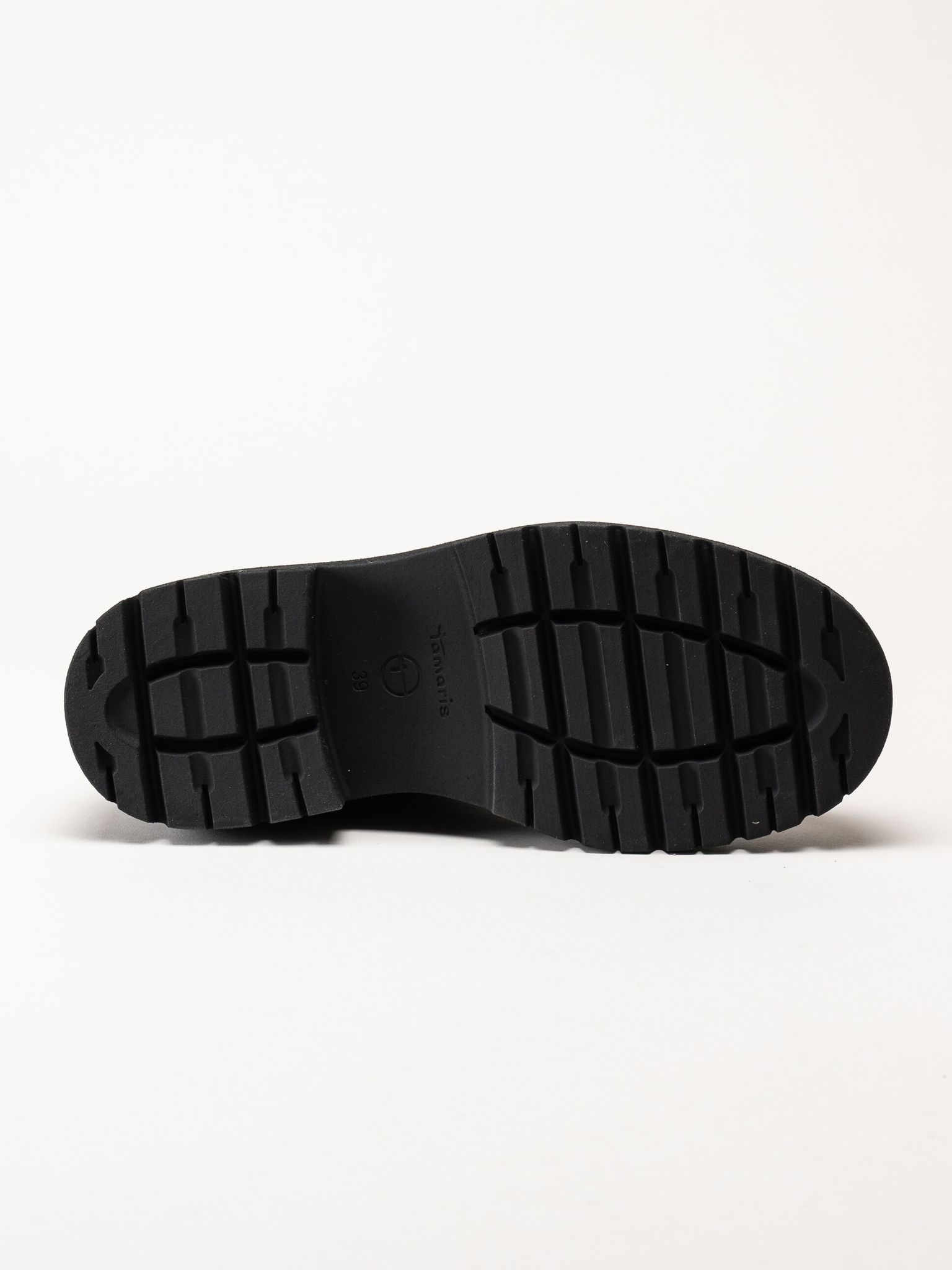 Tamaris - Svarta boots i skinnimitation