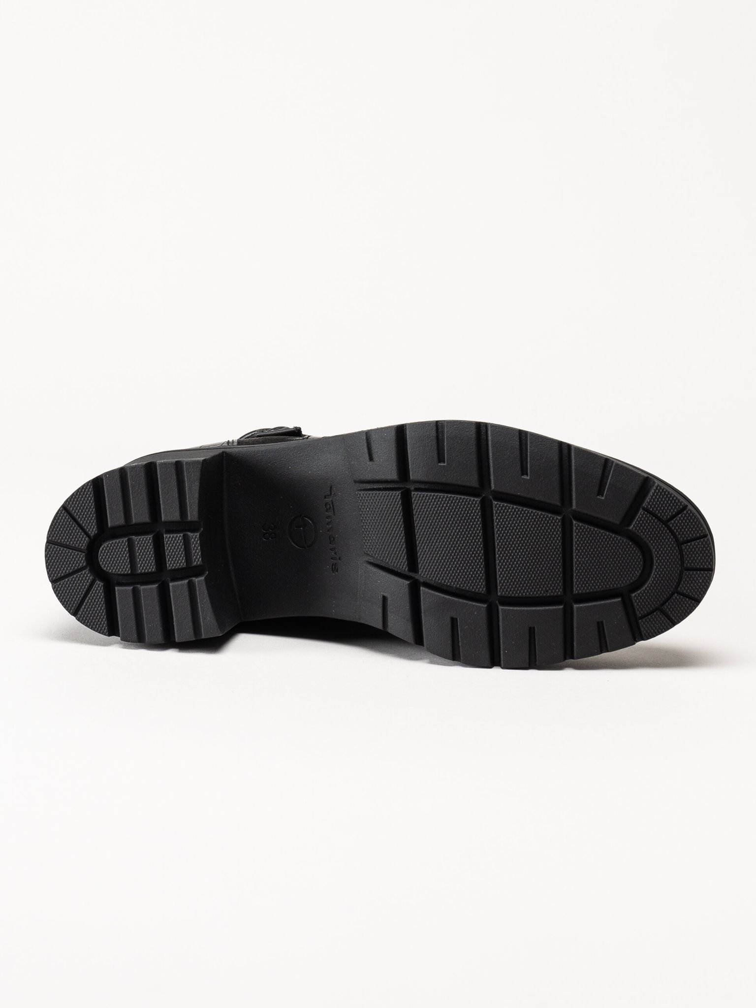 Tamaris - Svarta boots i skinn