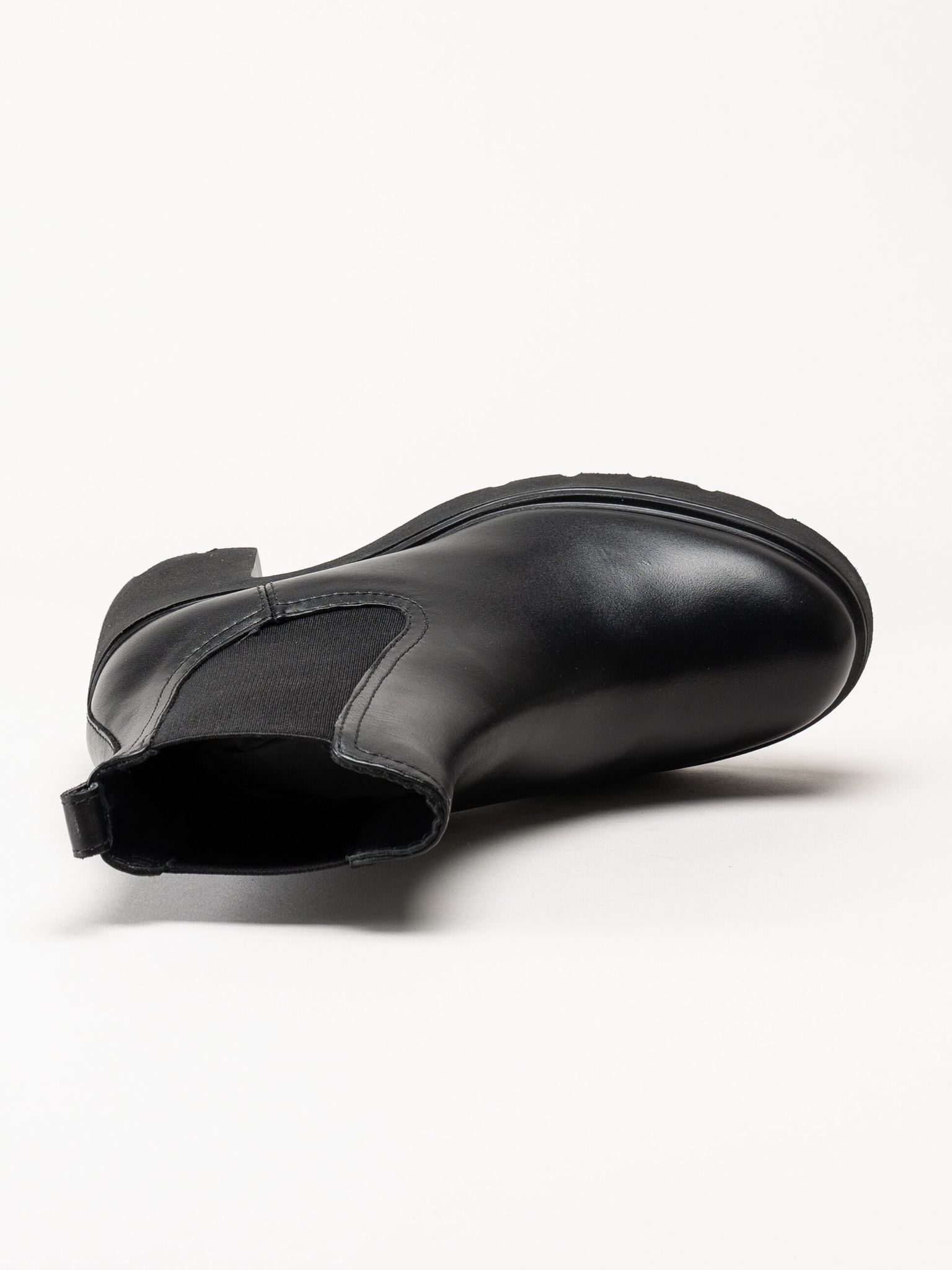 Unisa - KLINO_F25_STT - Svarta högklackade boots i skinn