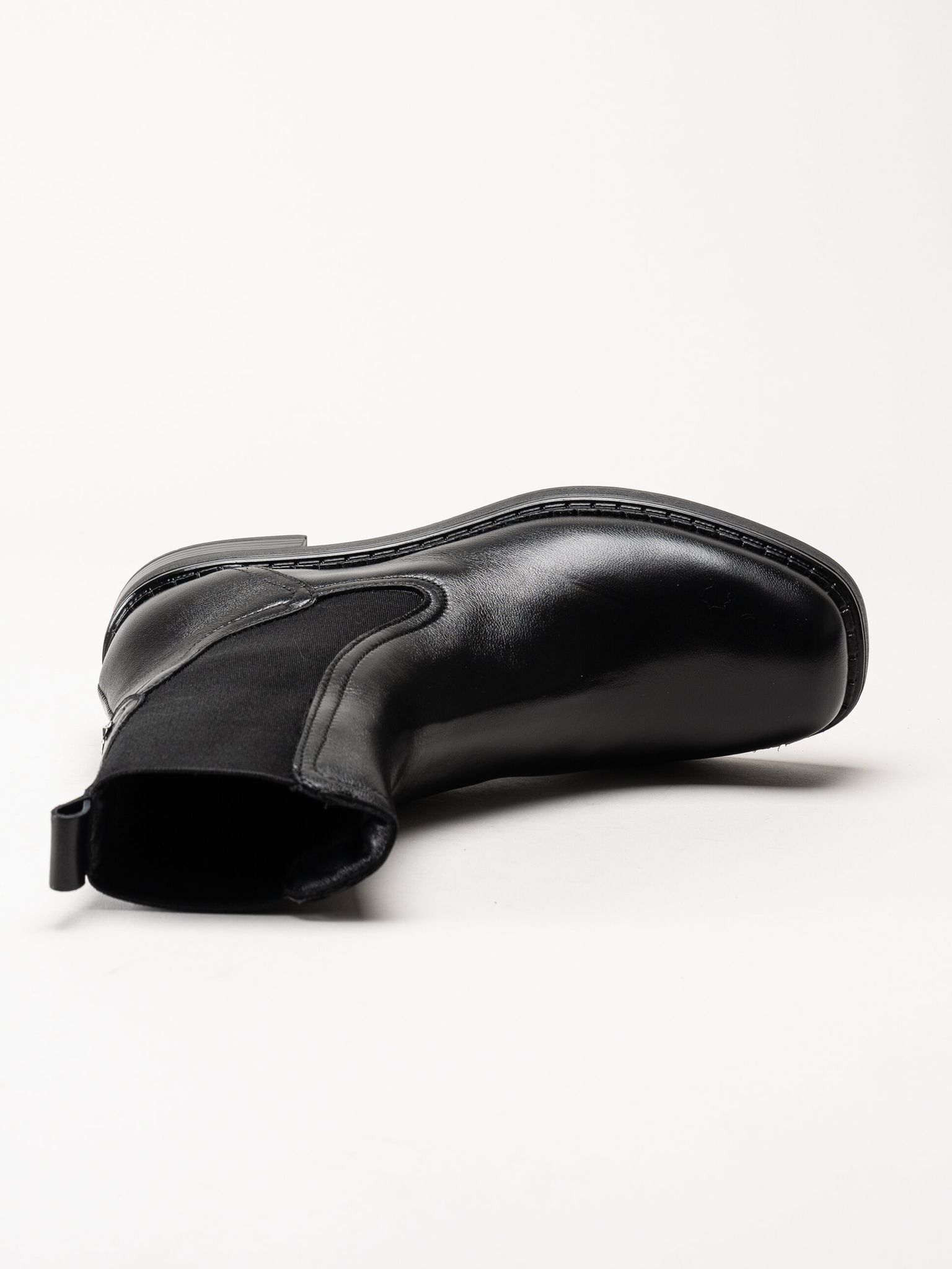 Mjus - Dekster - Svarta chelsea boots i skinn