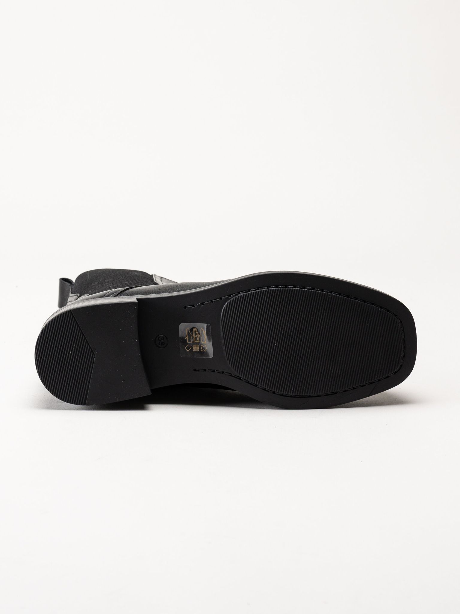 Mjus - Dekster - Svarta chelsea boots i skinn