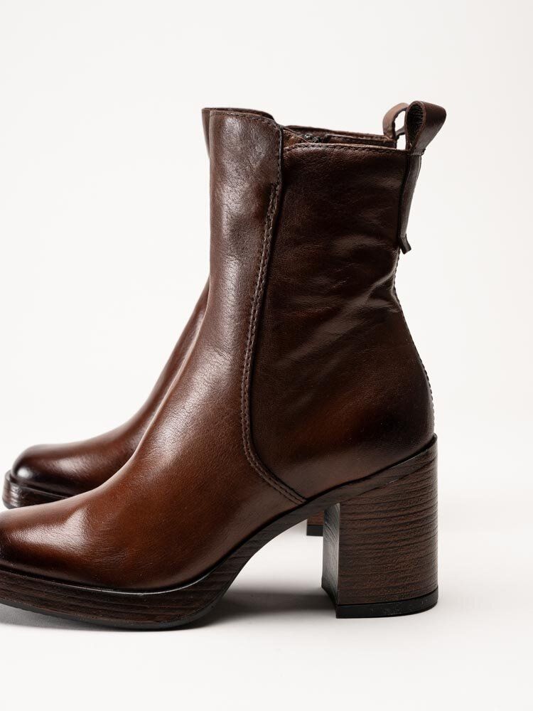 Mjus - Micaela - Bruna boots i skinn