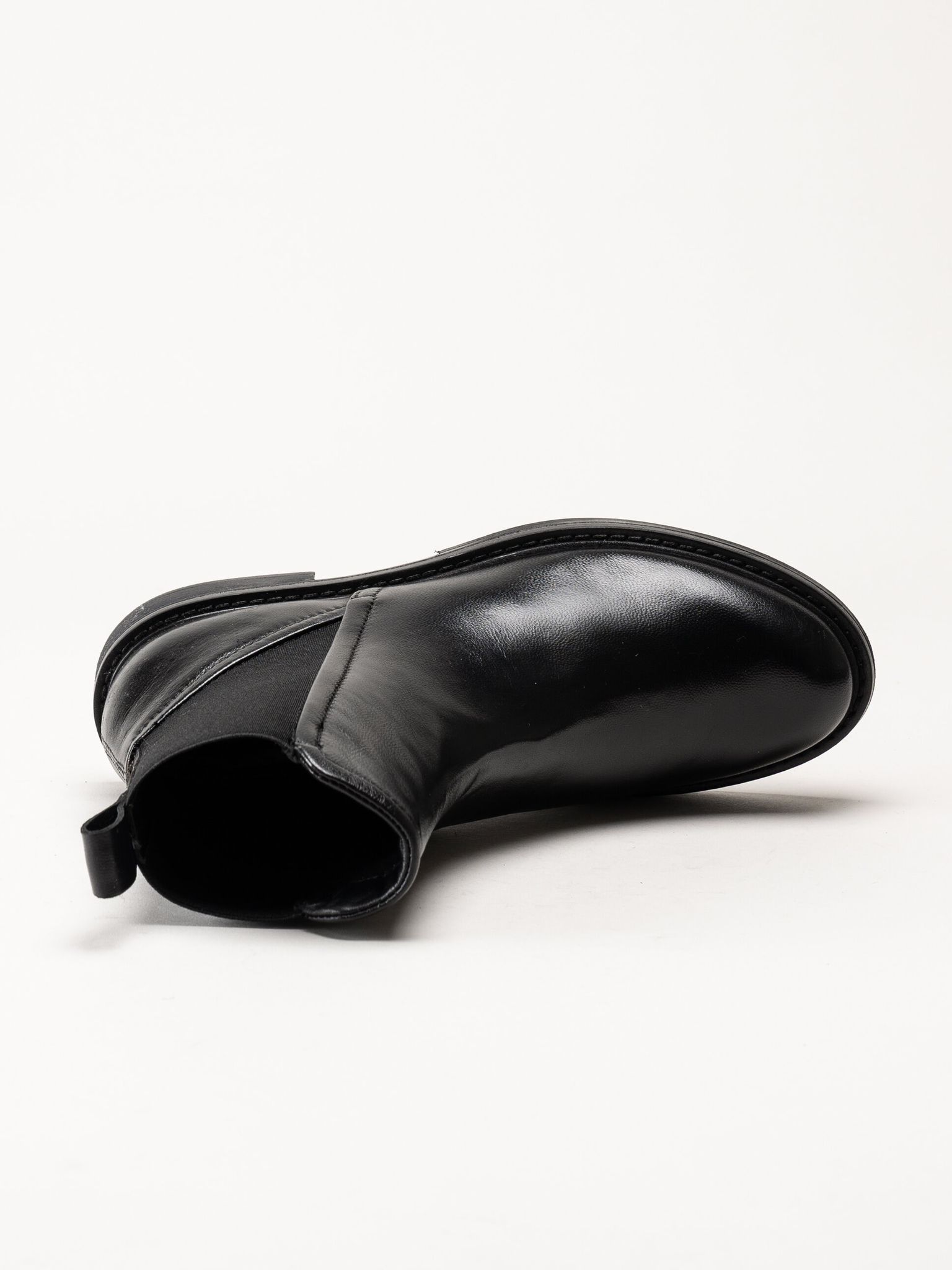 Mjus - Fabia - Svarta chelsea boots i skinn
