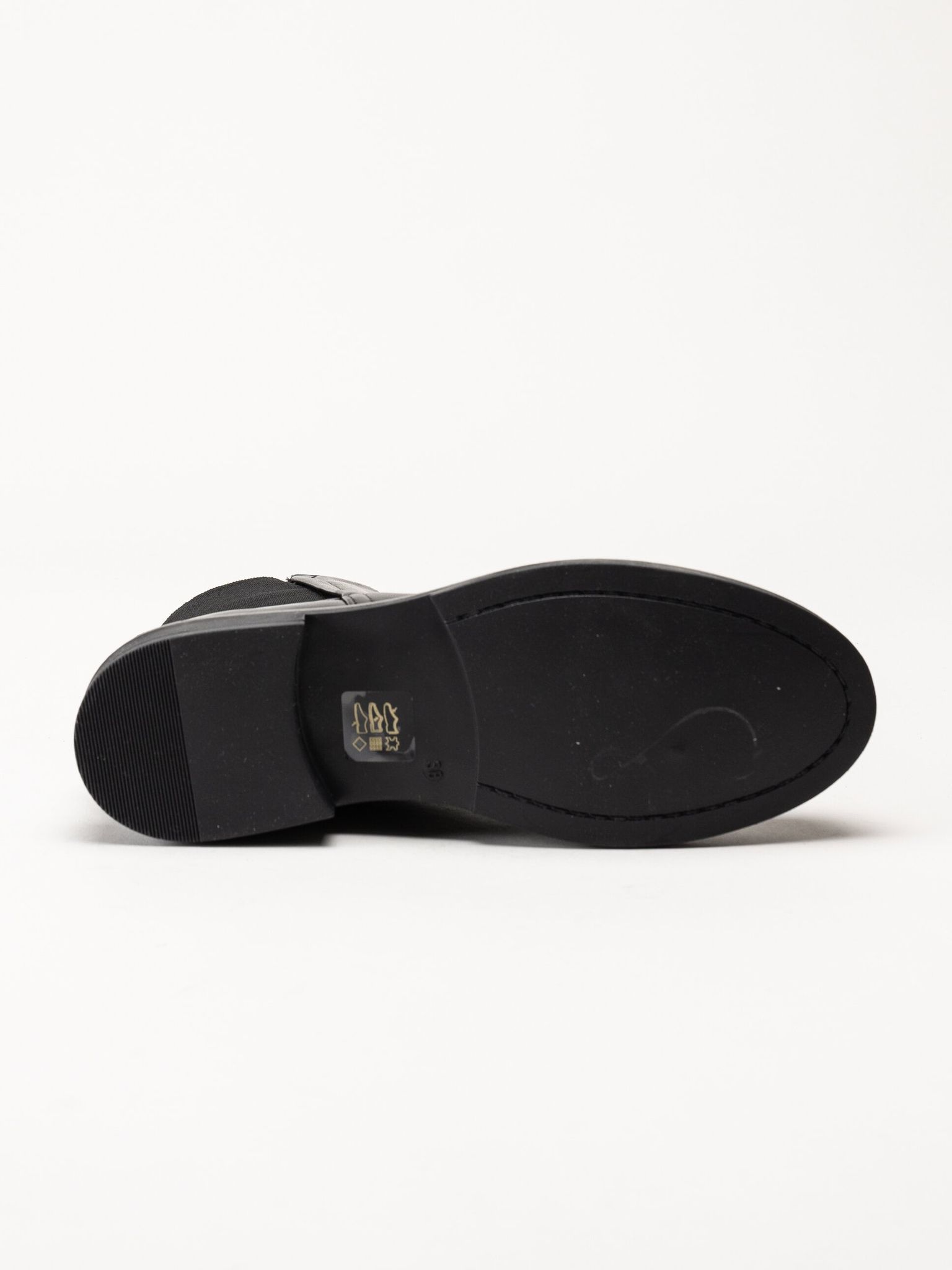 Mjus - Fabia - Svarta chelsea boots i skinn
