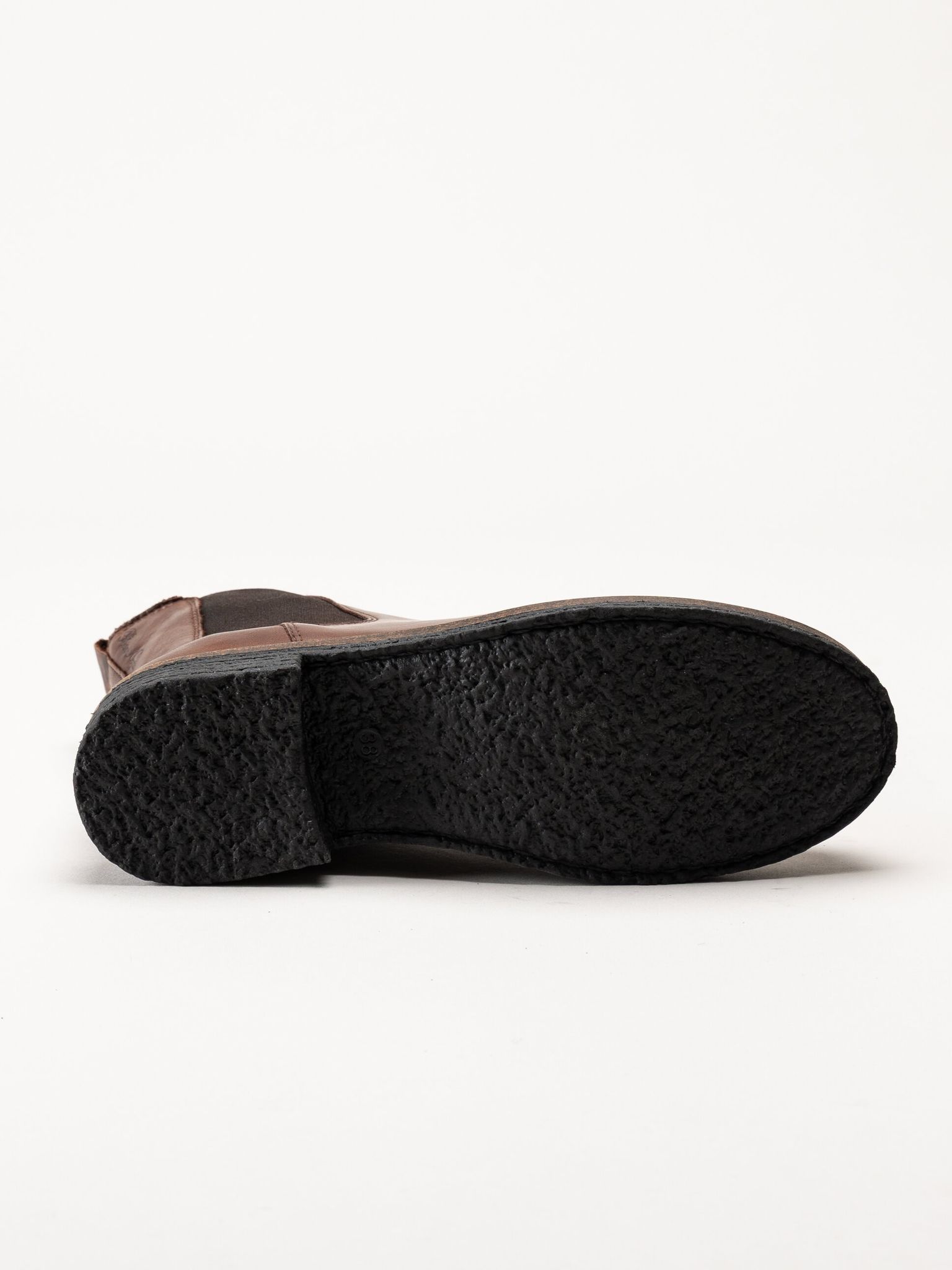 Rosa Negra - Mörkbruna ullfodrade chelsea boots